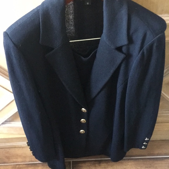 Saint John Knit jacket in Navy size 14 - Picture 4 of 4